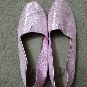 Faded Glory Sequin slip-ons